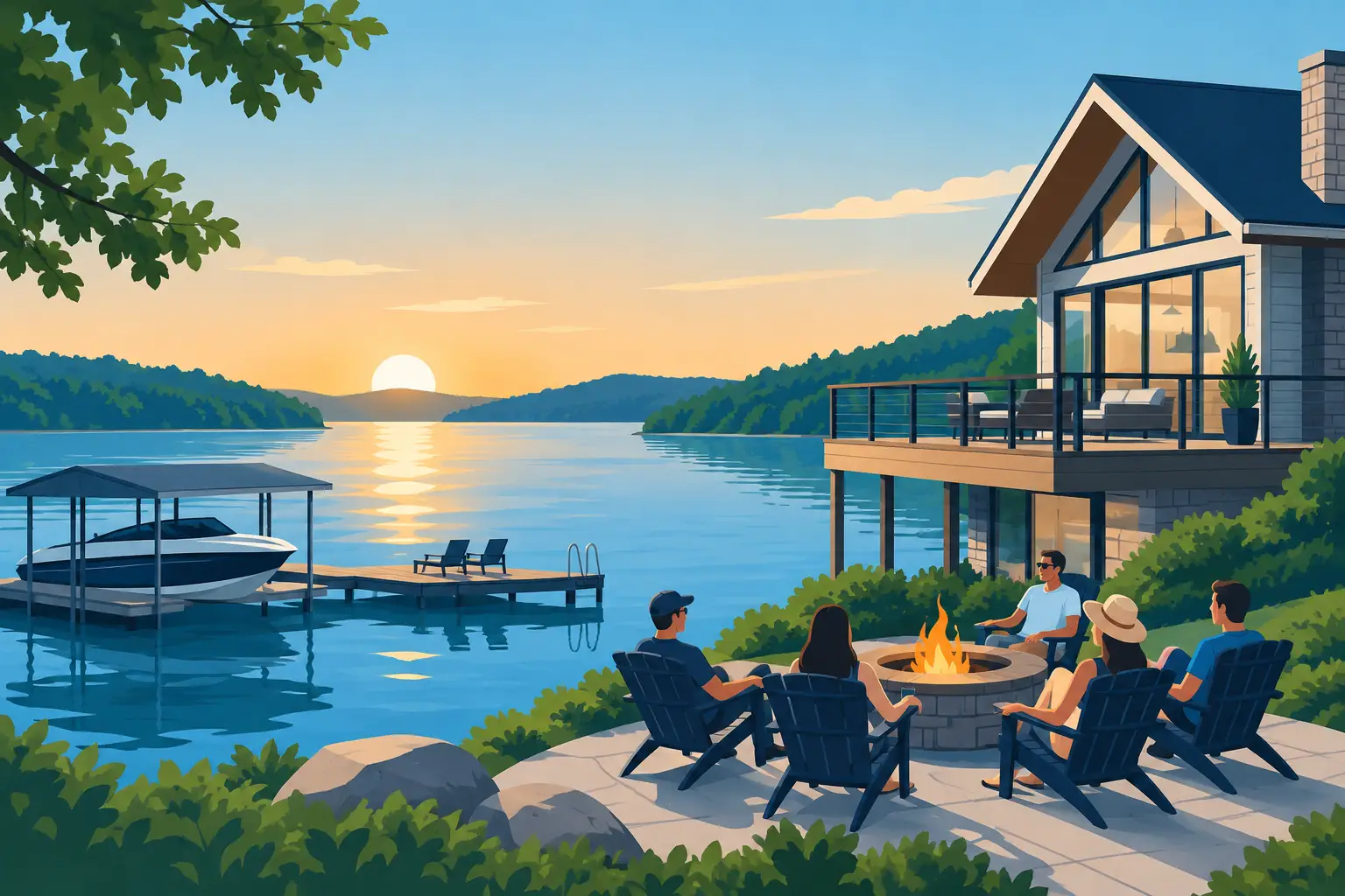 Best Lake House Rental Lake Ozark for Your Crew