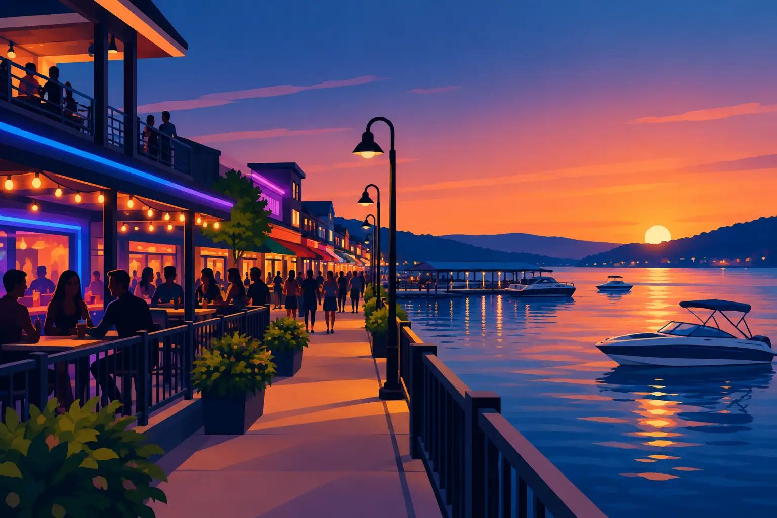 Lake Ozark Nightlife That Starts on the Strip