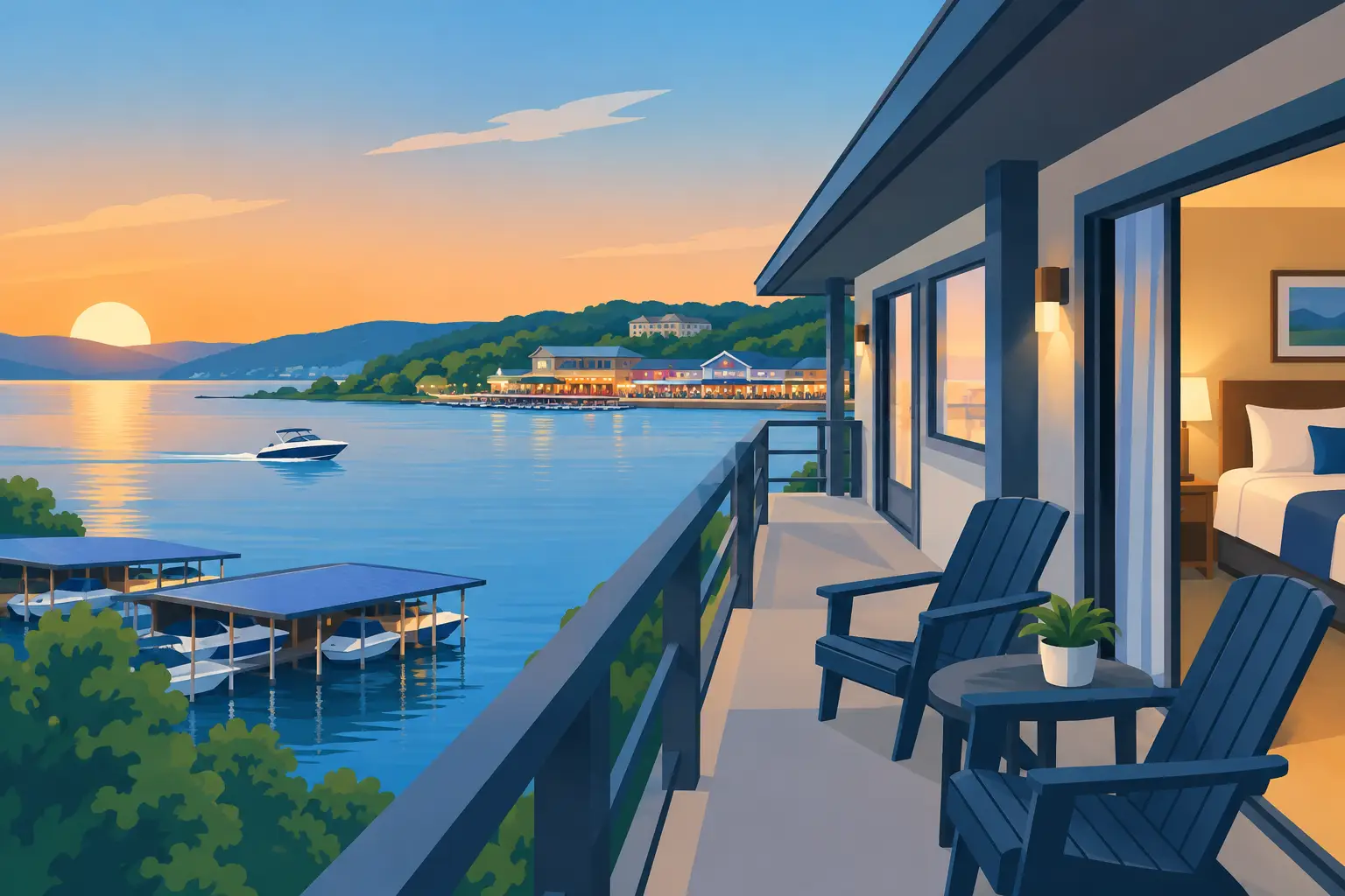 Lake Ozark Studio Motel for Strip Weekends