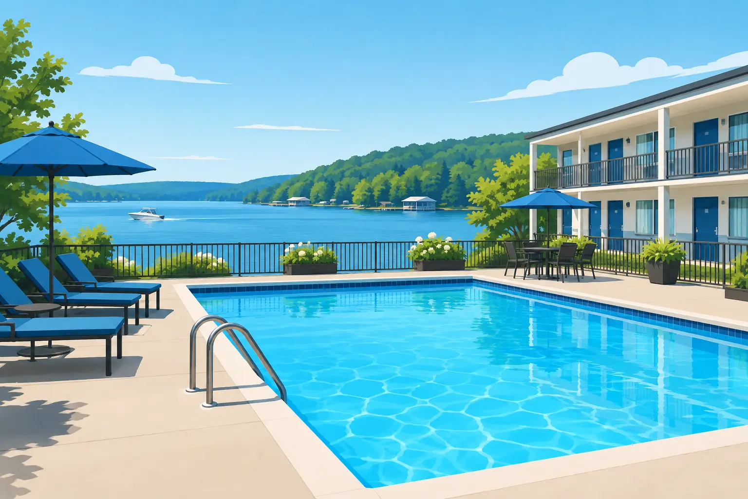 Motel With Outdoor Pool Lake Ozark Stays